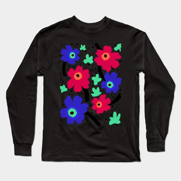 poppy Long Sleeve T-Shirt by faiiryliite